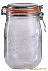 glass hermetic jar