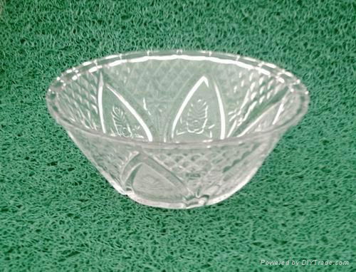 glass plate & bowl