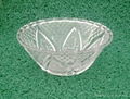 glass plate & bowl