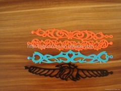 silicone Fashional hollowing bracelet 