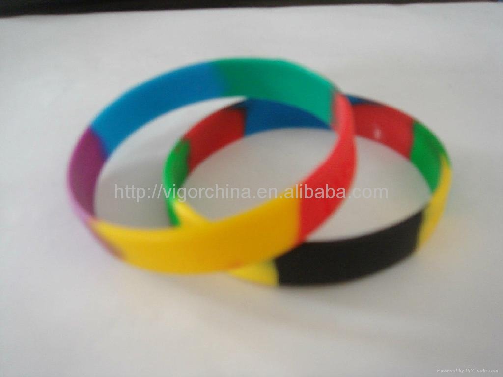 segmentation silicone bracelet 