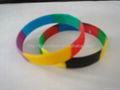 segmentation silicone bracelet