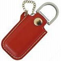 promotional leather usb flash drive 4