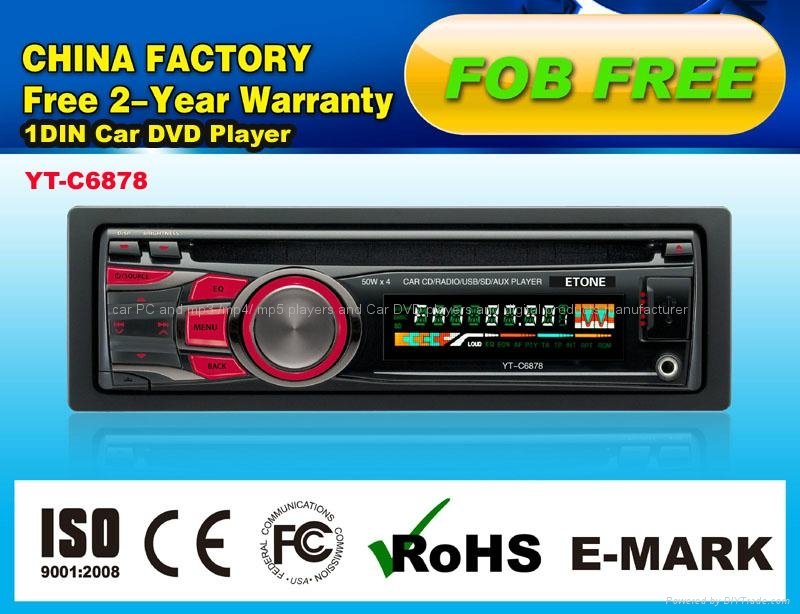new car dvd player with AUX USB SD FM AM 