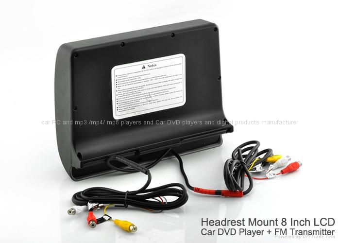 NEW headrest Mount 8inch LCD car DVD player 2