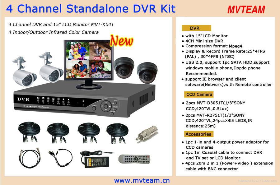 Standalone DVR Kit(MVT-K04T) 2