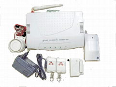 Wireless/wired GSM home alarm system