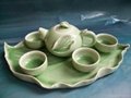 Fine china porcelain tea pot coffee pot