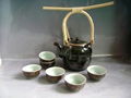 Fine china tea pot porcelain drinkware arts tableware gift