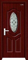 PVC steel wood door