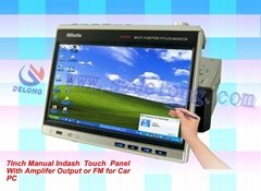 7" Manual Indash VGA Touch Screen Panel  for Car PC 