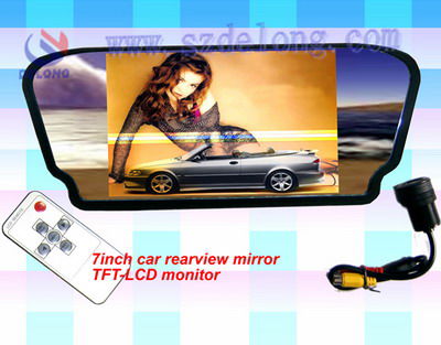 7" Car Rearview Mirrow Monitor