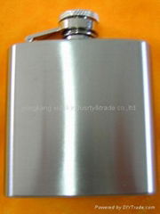 Mirror Or Calendered Finished Stainless Steel Hip Flask 