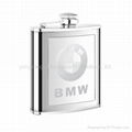 Pattern Design/Embossing Stainless Steel Hip Flask  1