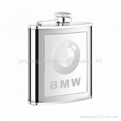 Pattern Design/Embossing Stainless Steel Hip Flask