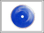 Sintered hot-press enforced turbo saw blade