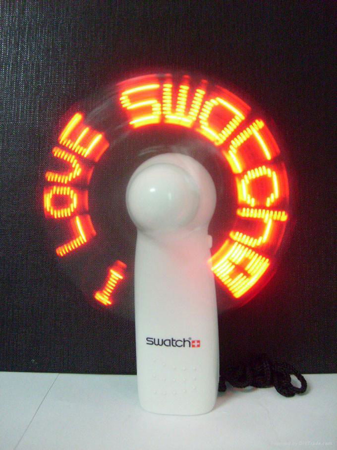 LED Message fan, led Message fan, flashing mini fan , promotional fan, Gift fan, 4