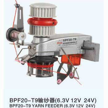  针织器材。纺织器材，输纱器、氨纶输纱器、导纱器件 2