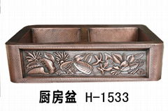 copper sink (sinks) ,copper basins (basin ) ,copper bowl (bowls) ,copper vessels