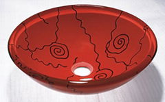 sell glass basins (basin) ,glass sink (sinks) ,glass bowls ,glass vessels 