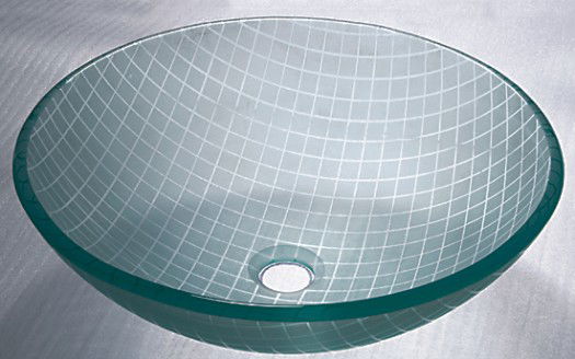 sell glass basins (basin) ,glass sink (sinks) ,glass bowls ,glass vessels  5