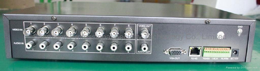 digital video recorder surveillance digital video recording system PST-DVR108V 2