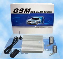 intelligent voiced remote control GSM car alarm system factory with remote start