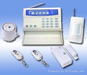 Intelligent GSM Home Alarm System With LCD Color Display