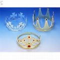 Plastic plated gold or silver crown 1