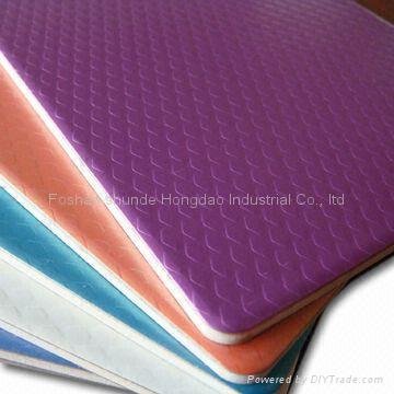 Chameleon and Embossed Aluminum Composite Panel with Diamond Embossed