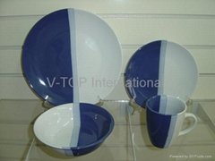 16pcs Stoneware tableware