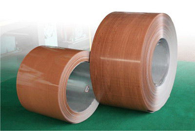 prepainted steel strip with wooden color 