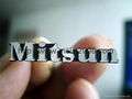 High light brushed aluminum nameplate 5