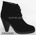 Fashion design popular high heel Lady shoe Ankle boots 2