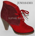 Fashion design popular high heel Lady shoe Ankle boots 3