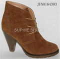 Fashion design popular high heel Lady shoe Ankle boots 4