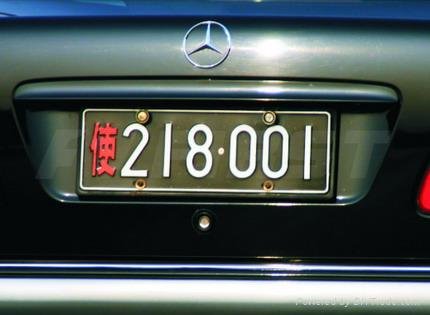 License Plate reflective sheeting 2