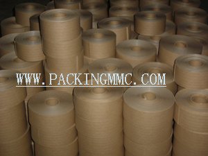 Water Activated Kraft Paper Tape (Gummed paper tape) 