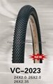 High quality mountain/BMX bicycle/bike tyre/tire 24"*2" 1