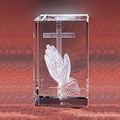 crystal cube,crystal christmas decoration 1