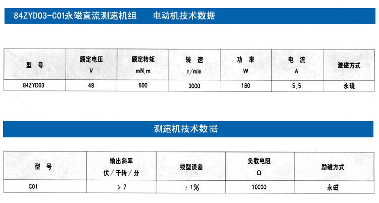 ZCF测速发电机 5