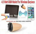 4.5 watts GSM wallet with wireless earpiece 2