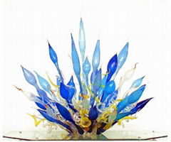 glass tabletop decoration