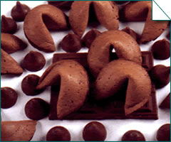 Chocolate Fortune Cookies