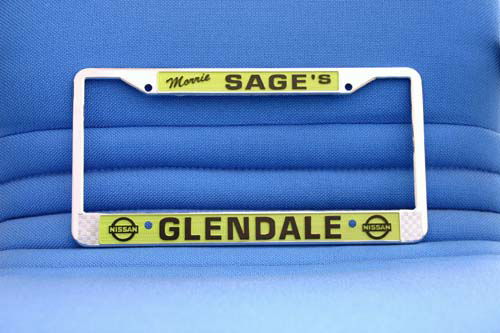 license plate frame