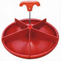 Piglet Round Plastic Feeding Tray 