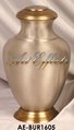 Arcadia Pewter Gold Brass Cremation Urn