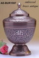 Brass Funeral Urn !