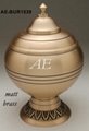Brass Memorial Urn (Ash Urn) !