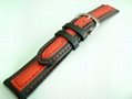 Italy Oily Leather & PU Square Type Straps